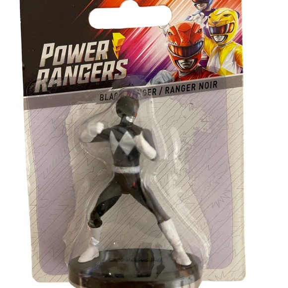 Hasbro Power Rangers Set of 5 Figures 2.5" Red Blue Black Pink Green - Picture 6 of 7